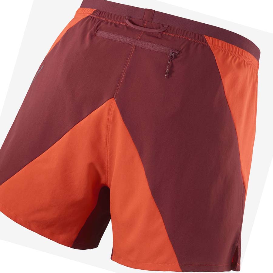 Bermudas Salomon CROSS 5'' Hombre Naranjas | MX 3169CTV